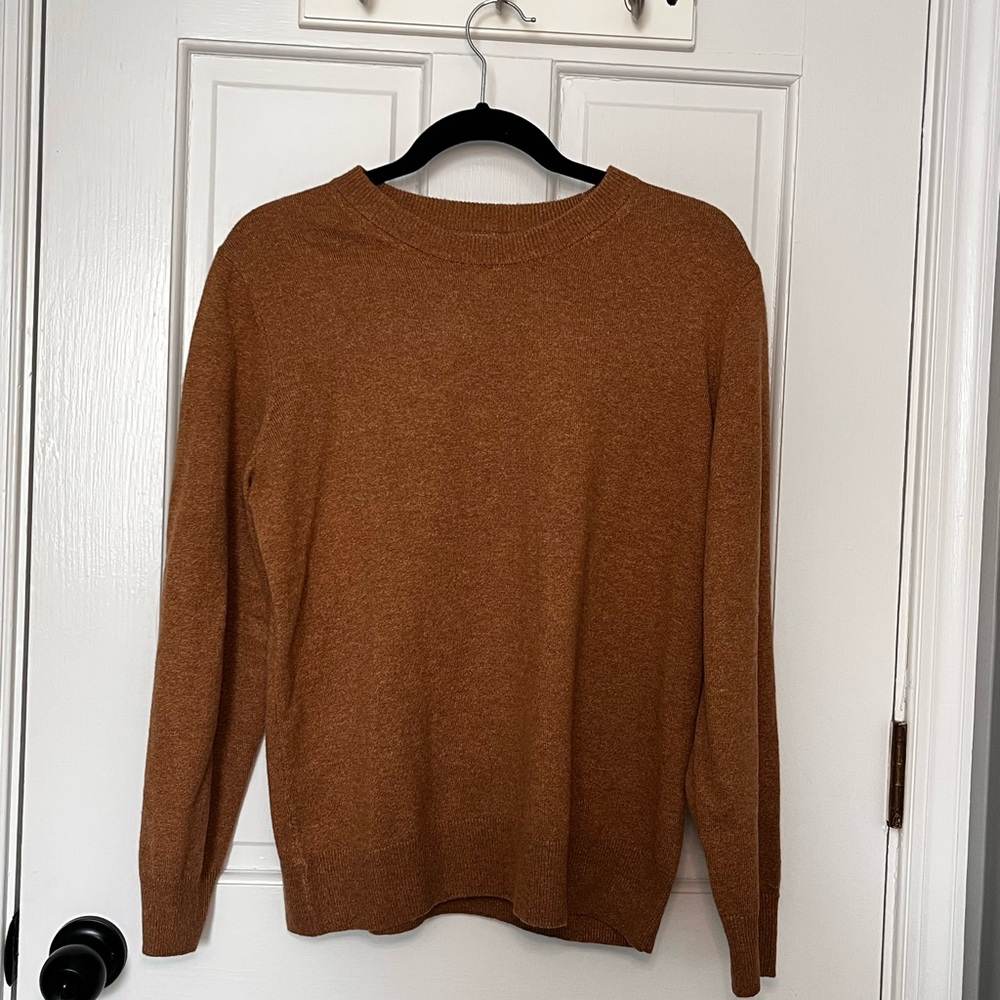a new day Womens Tan Crewneck Sweater